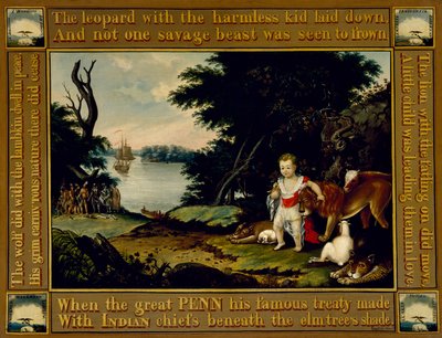 Peaceable Kingdom, c.1826-28 by Edward Hicks