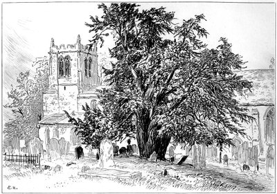Snitterfield Church, Snitterfield, Warwickshire by Edward Hull