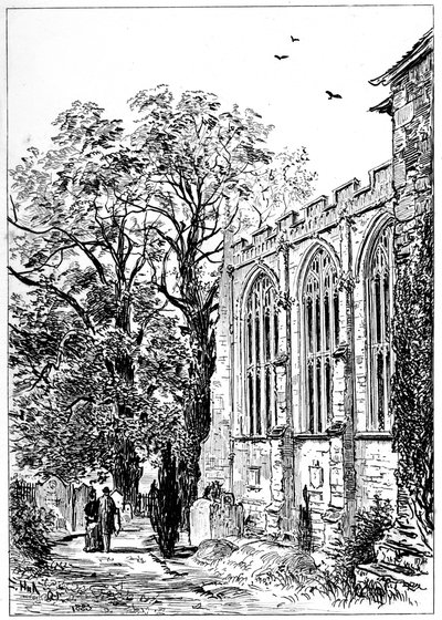 The Chancel of Stratford Church, Stratford-upon-Avon, Warwickshire by Edward Hull