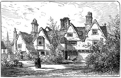 The House of Dr John Hall, Stratford-upon-Avon, Warwickshire by Edward Hull
