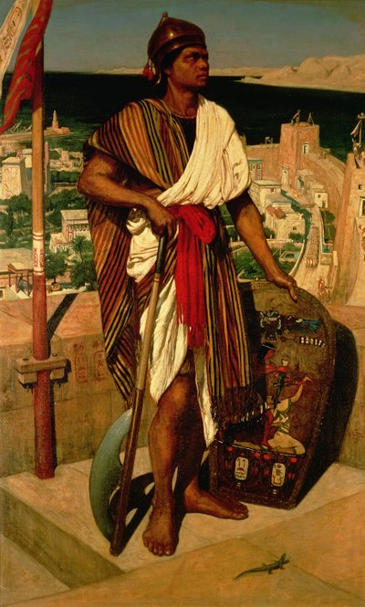On Guard in the Time of the Pharaohs by Edward John Poynter