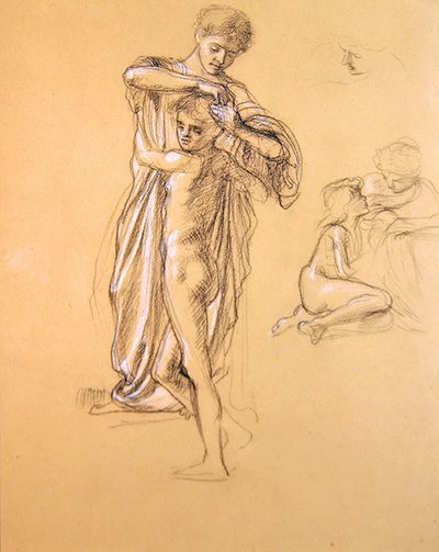 Study for Idle Fears (I) by Edward John Poynter