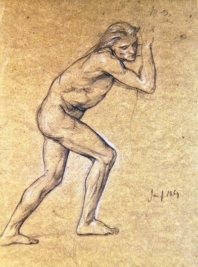 Study of a Male Nude for The Prodigal