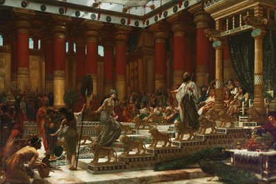 The Visit of the Queen of Sheba to King Solomon by Edward John Poynter