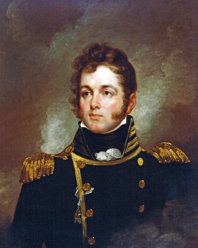 Portrait of Captain Oliver Hazard Perry, USN (1785-1819) by Edward L. Mooney