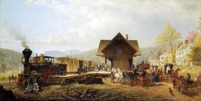 The 945 Train by Edward Lamson Henry