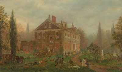 The Attack on Chew’s House during the Battle of Germantown by Edward Lamson Henry