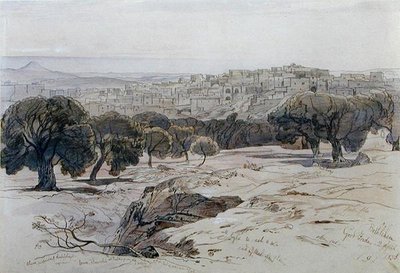 Bethlehem - Good Friday, 2nd April 1858 by Edward Lear