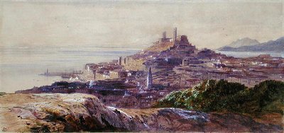 Cannes by Edward Lear