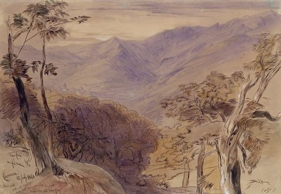 Carrara by Edward Lear