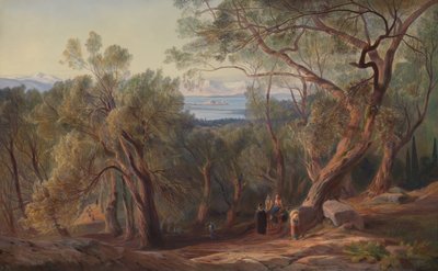 Corfu from Santa Decca, 1862 by Edward Lear