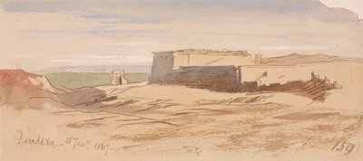 Dendera by Edward Lear