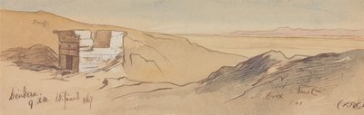 Dendera, 9:00 a.m., January 15, 1867 by Edward Lear