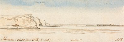 Ibreem, 10:30 am, 2 February 1867 by Edward Lear
