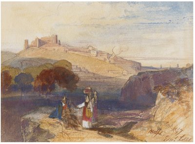 Melfi, Italy by Edward Lear