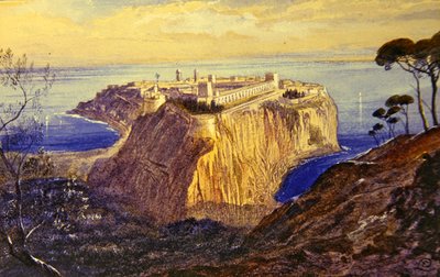 Monaco by Edward Lear