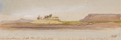 Near Garf Hoseyn; 3:40 P.M., 31 Jan., 1867 (301) by Edward Lear