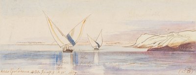 Near Golosana; 4:30 P.M., 3 Jan. 1867 (56) by Edward Lear