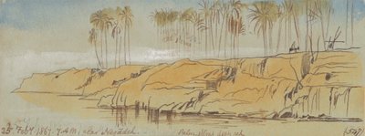 Near Negadeh. 7:00 A.M., 25 Feb. 1867 (547) by Edward Lear