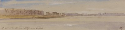 Near Tapha, 9:45 am, 31 January 1867 by Edward Lear