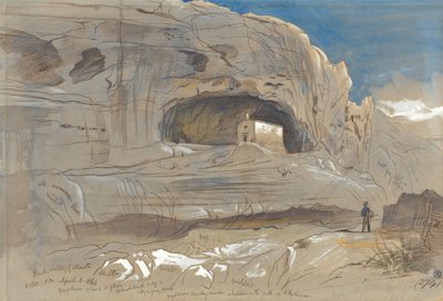 Rocky Valley of Mosta, Malta, 1:30 p.m. (April 3, 1866) by Edward Lear