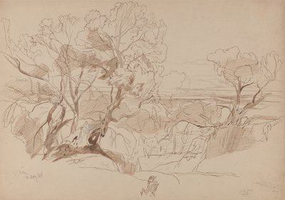 Santa Decca, Corfu, 28 May 1848 by Edward Lear