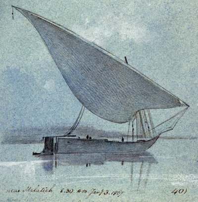 Study of a gyasi near Malatieh by Edward Lear