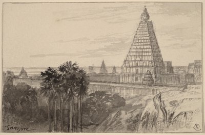 Tanjore, India by Edward Lear