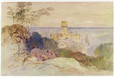 The Monastery of Caracalla by Edward Lear