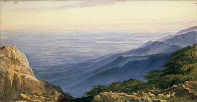 The Plains of Lombardy from Monte Generoso, 1880 by Edward Lear