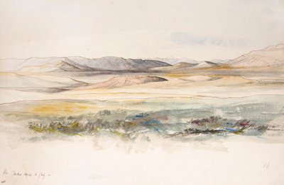 Thebes by Edward Lear