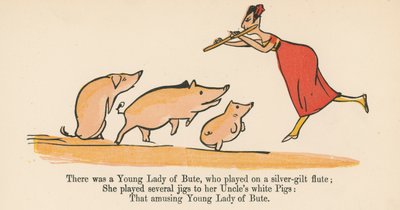 There was a Young Lady of Bute, who played on a Silver-Gilt Flute, from 