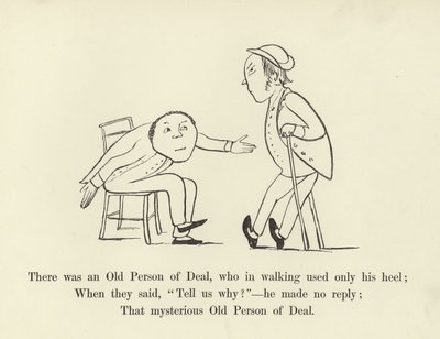 There was an Old Person of Deal, who in walking used only his heel by Edward Lear