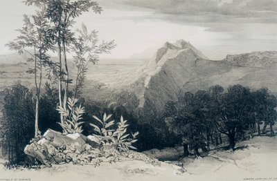 Views in Rome and Its Environs: Civitella di Subiaco by Edward Lear