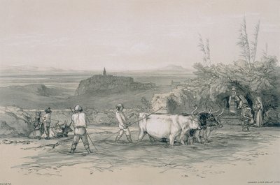 Views in Rome and Its Environs: Roiate, a Town Near Subiaco by Edward Lear