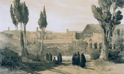Views in Rome and its environs: Rome from the Convent of Ss. Giovanni e Paolo by Edward Lear