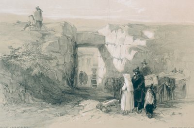 Views in Rome and Its Environs: The Ancient Cyclopean Gate of Alatri by Edward Lear