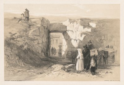 Views of Rome and Its Environs: Ancient Gate of Alatri by Edward Lear