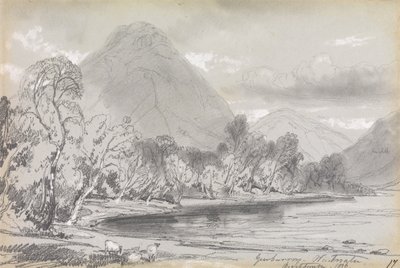Yewbarrow, Wastwater, 16 September 1836 by Edward Lear