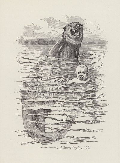 Illustration for The Water-Babies by Charles Kingsley by Edward Linley (after) Sambourne