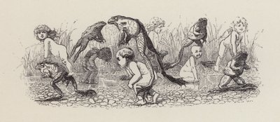 Illustration for The Water-Babies by Charles Kingsley by Edward Linley (after) Sambourne