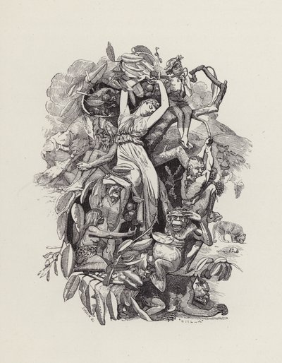Illustration for The Water-Babies by Charles Kingsley by Edward Linley (after) Sambourne