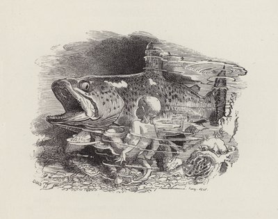 Illustration for The Water-Babies by Charles Kingsley by Edward Linley (after) Sambourne