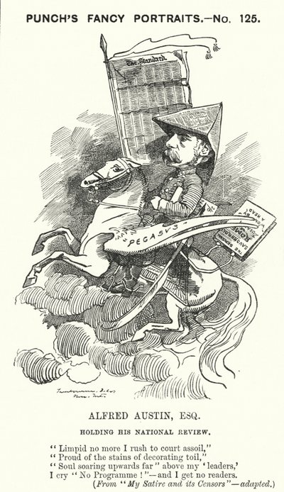Alfred Austin, English poet and editor of the National Review by Edward Linley (after) Sambourne