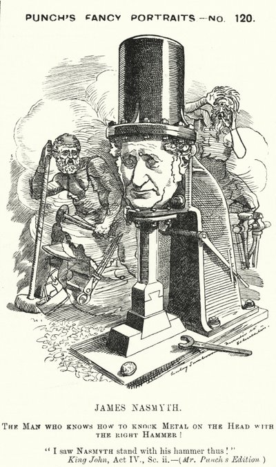 James Nasmyth, Scottish engineer and inventor of the steam hammer by Edward Linley (after) Sambourne