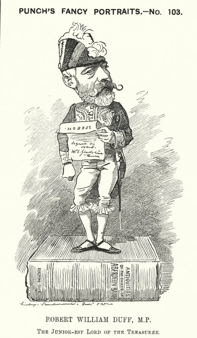 Robert William Duff, Scottish Liberal politician by Edward Linley (after) Sambourne