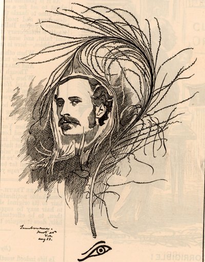 Cartoon of Ellis Ashmead-Bartlett by Edward Linley Sambourne