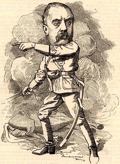 Gerald Graham (1831-1899) English Army Officer who Served in the Royal Engineers by Edward Linley Sambourne