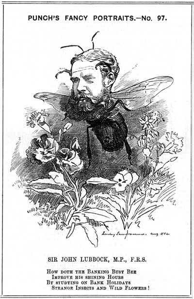 John Lubbock, First Baron Avebury, English Banker, Archaeologist, Naturalist and Politician by Edward Linley Sambourne