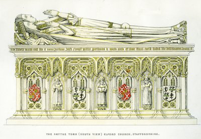 Lady Isabel Neville and Her Second Husband, Sir William Smythe, from the Smythe Tomb, St. Peter